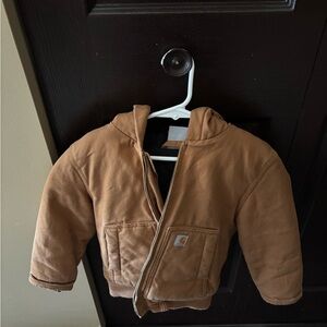 Carhartt Kids Tan Hooded Coat